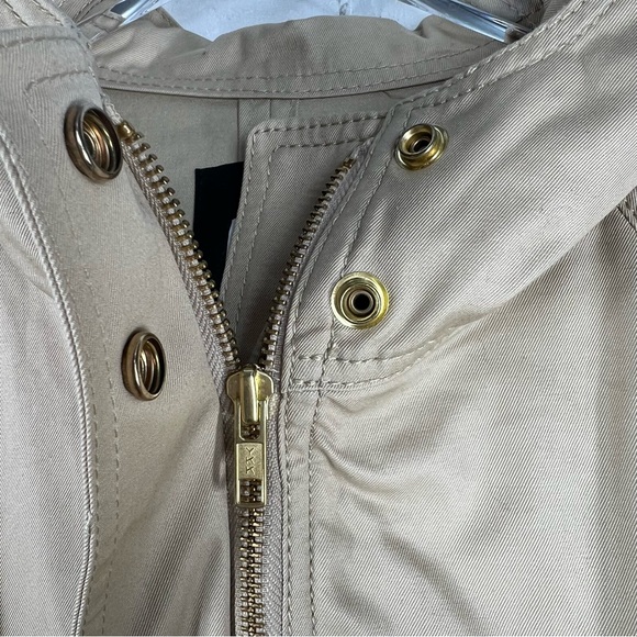 J.CREW Matinee Classic Kahki Hooded Trench Coat with Belt Size 4 - Picture 3 of 11